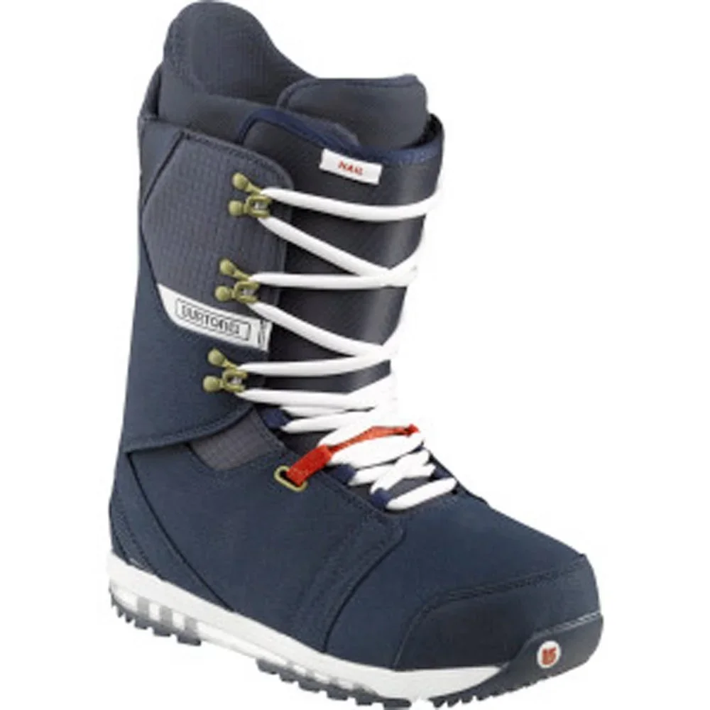 NEW $280 Burton Hail Mens Snowboard Boots! Size 7.5 Blue Leather